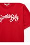 Cotton Relaxed Fit Short Sleeve Crew Neck Printed Pajama Top - 3
