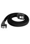 High-Speed SATA Cable 5 Pack, 90° Right Angle 6Gbps Data Cable with Locking Latch, 50cm 18 Inch for - 5