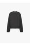 Embroidered Long Sleeve Buttoned Baby Collar Knit Sweater - 2