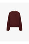 Embroidered Long Sleeve Buttoned Baby Collar Knit Sweater - 2