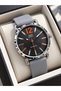 3 Atm Gray Silicone Strap, Gray Dial, Men's Wristwatch+Bracelet - 2
