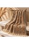 Flr-5028 Cream Cinnamon Paisley Patterned Double-Sided Cashmere Shawl |   Eos Collective - 4