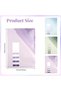 ® 3PCS Poly Project Organizer,Documents Project Pockets,Office PocketFile,Clear Plastic File - 2