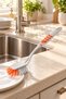 Softon Luxury Handle Dish Brush & Cleaning Brush for Plates, Pots, and Kitchen (Scented Handle)