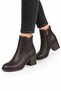 Women's Cold-Proof Heeled Boots (5cm) Brown - 4