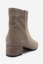 Richey Mink Suede Genuine Leather Women's Round Toe Thick Heeled Boots - 7