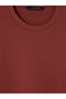Özmarka New Season Brown Crew Neck Men's Sweatshirt - 7
