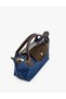 Covered Double Handle Zippered Long Strap Hand and Crossbody Bag - 4