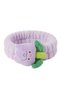 Floral Figured Plush Makeup and Face Washing Hairband - Skin Care Hair Collector