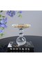 صحن تقديم بتصميم فاخر - كريستال - شفاف - 15x16 سم - 3
