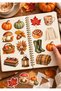 70 Pcs Autumn Sticker Set – Autumn-Themed Planner, Notebook, and Gift Wrapping Decoration Stickers Ybs0014 - 2