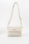 Women's Multi-Compartment Soft Crossbody Shoulder Bag with Snap Closure - 3
