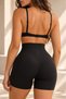 Women's High Waist Shaping Corset Shorts Laser Cut Seamless Leg Tummy Waist Firming Black - 3