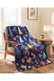New Year's Chritmas Pine Tree Pattern 3D Digital Printed Fleece Blanket Tv Blanket