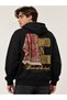 Oversize Kilim Printed Sweatshirt Hoodie 3 Yarn Shardonlu Rooted Culture