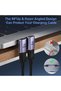 محول USB C (4 قطع)، محول USB C إلى USB C بزاوية قائمة يدعم نقل بيانات بسرعة تصل إلى 40 جيجابت في الثانية، وشحن PD بقوة 100 واط، ودقة 8K 6 - 3