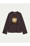 Oversize 100% Cotton 3 Thread Sweatshirt - Cool Cat