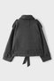 Sophia Oversize Button Detailed Women's Trench Coat Imported Anti-Pilling Cashmere Coat - 2