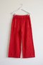 Red Crew Neck Pocketed Double Set Elastic Waist Jacquard Knitwear Top and Bottom Set 62-97 68-70 - 4