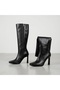 (İnna) (Width:35 cm) Daily Women's Boots Black - 3