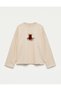 Oversize 100% Cotton 3 Thread Sweatshirt - Tea Is the Main Character