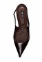 Brown Pointed Toe Slingback 25149 - 5