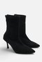 Jenny Women's Pointed Toe Heeled Stretch Boots A036- K1969