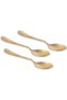 GOLD TEA SPOON, KM0102, 3PC PACK, GRAVITY - 5