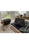 Anthracite Smoked Pearl Knitting Yarn - Luxury Evening Dress Bag and Shawl Yarn - 3