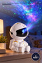 3 Pieces Astronaut Projector Night Light – Star Projector Galaxy and Milky Way Projection, Mini Portable White Night Light Astronaut Lamp