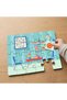 24 Piece Wooden Children's Puzzle with Designed Children's Playroom