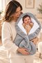 Baby Double Layer Outer Swaddle 0-6 Months Wellsoft Plush Newborn Swaddle Sleeping Bag Baby Stroller Swaddle Blanket - 2