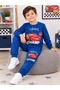 4-10 Years Old Boy's 100% Cotton Car Printed Top and Bottom Set - 2