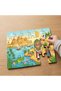 24 Piece Wooden Children's Puzzle with Egyptian Pharaohs Design