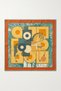 Orange Green Horse Patterned Women's Scarf - Stylish Gift with Framed Square Scarf & Bandana Scarf