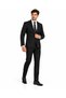 Men's Black Suit Jacket and Trousers Classic Stylish Set - 2