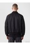 Black Relax Fit Men's Puffer Jacket - 5