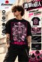 Attack on Titan Pink Titan Printed Black T-Shirt ⚔️   Attack on Titan – No Limits, Show Your Freedom! 💗 - 4