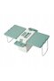 Camping Folding Table Box Multifunctional Organizer Sturdy Comfortable Green