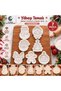 7-Piece Christmas Themed Candy Dough Mold Set |   Santa Claus, Snowman, Pine Tree, Cookie and Cake Decoration