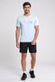 Men Regular Fit Short Sleeve Training T-Shirt, Sky Blue - 2