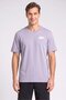 Men Relaxed Fit Short Sleeve Outdoor T-Shirt, Lavender