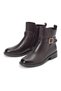 Women Zipper Closure Ankle Boots, Brown - 2