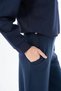 Seamless Comfortable Cut Pants Navy Blue - 6