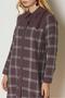 Shirt Collar Plaid Tunic 47116 - 3