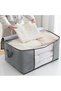 4 Pcs Large Capacity Storage Bag Organizer with Reinforced Handles and Clear Windows - 6
