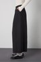 Women's Black Premium Pleated Loose Cut Skirt Trousers 32059