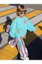 Unisex Children's 3-Yarn Non-Brushed Cotton Oversize Set