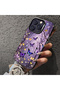 Samsung Galaxy S25 Compatible Silicone Edge Hard Back Case Butterfly Pattern Couple Phone Case - 5