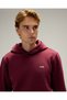 6Wm2005-Brd Men's Hooded Sweatshirt, Burgundy. - 3